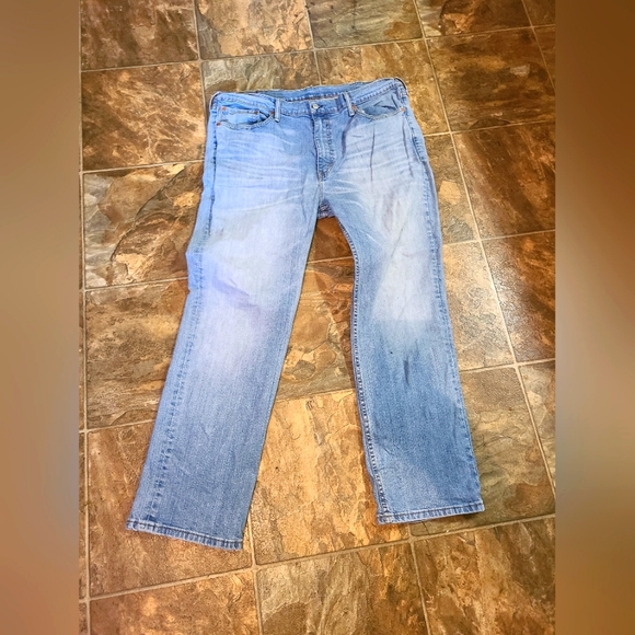 Levi's Light Blue Straight Jeans - Picture 1 of 6
